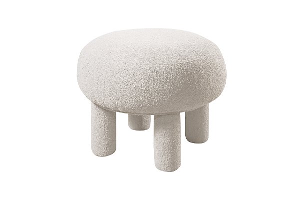 PUFF SUPREMA BELL 47 TEC 6050 VEL BOU ./LINHO BOUCLE/MARFIM