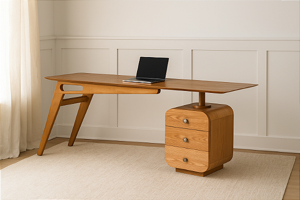 ESCRIVANINHA LEGFATTO OLIVA 180X0,60 LAM. ./NATURE