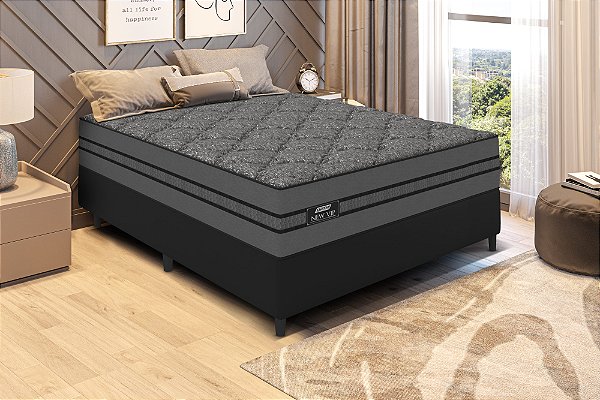 COLCHAO GAZIN NEW VIP 138X188X31 M.ENS. (202721) PR./GRAF