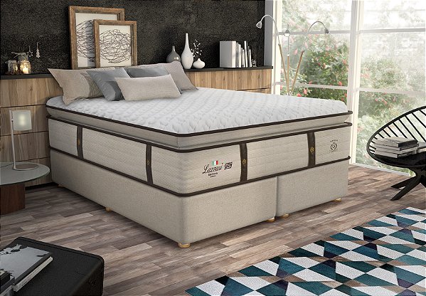 COLCHAO GAZIN LAZZARI 193X203X40 M.ENS. (901401) MR./PALHA