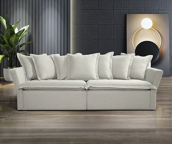 SOFA 4L BIANCHI MALDIVAS 2.40MT TC K188 LINHO ./AREIA