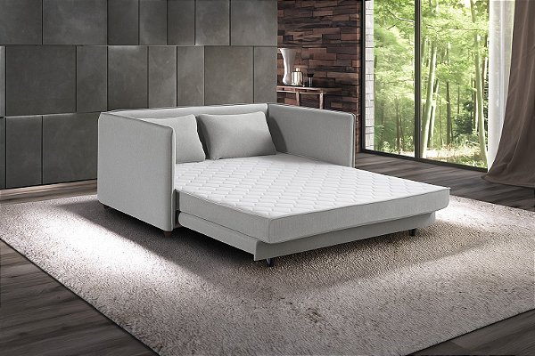 SOFA CAMA FERRARI MARE 1,53MT TEC SATURNO 02 ./CINZA