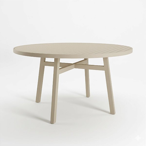 MESA ALUMI ALBANY RED 1,20MT DIAM. ALUMI. ./BG