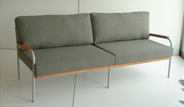 SOFA 3L ALUMI ALURE 2,00MT G2 TC CKS 95 ./SILVER
