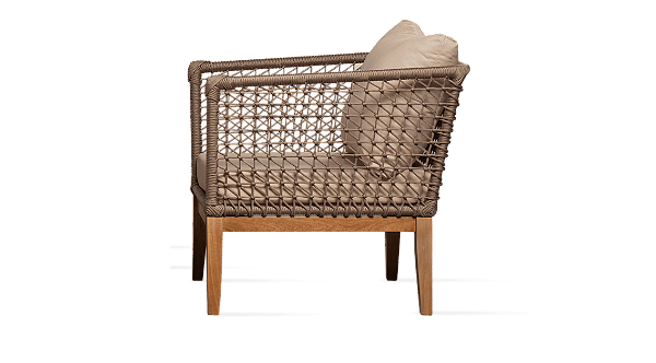 POLTRONA BERTOLI TULIPA 4 CORDA RAMI TC K07 ./BG