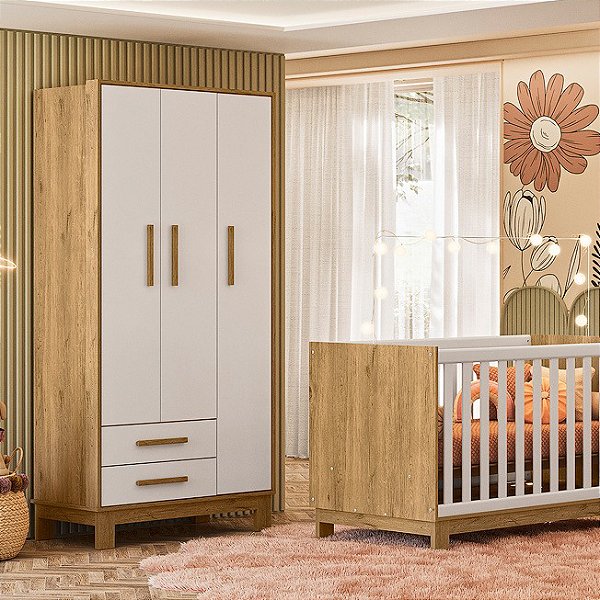 ROUPEIRO 3P QMOVI Q ENCANTO SLIM 94CM 2GVT ./FREIJO TOQ/BR