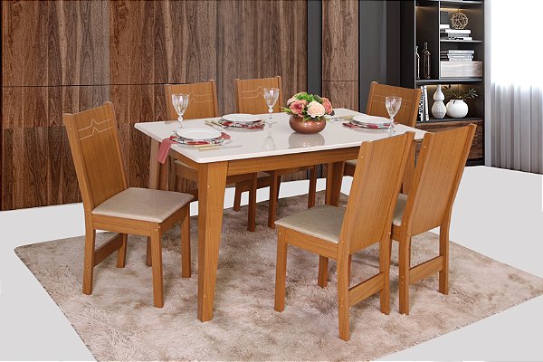 CJ MESA SAO CARLOS GIOVANA C/6 CAD. RET TC BAG BG./CIN/OFF