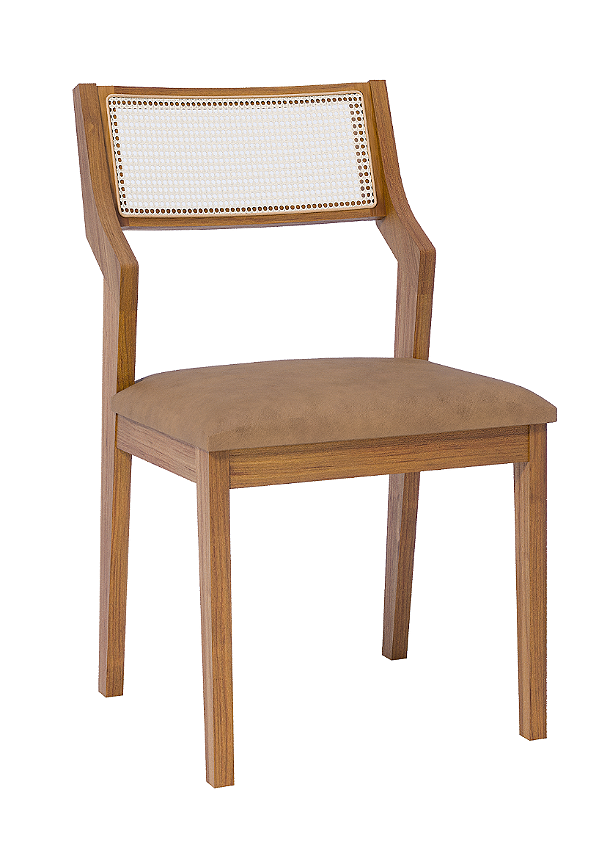 CADEIRA CIMOL ACAI 2UNID MAD C/TELA TC KR ./KAKI MR