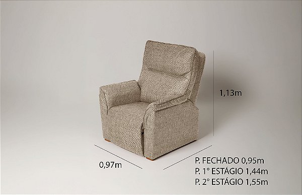 POLTRONA PAPAI RONDOMOVEIS 715 REC TC RAVENA BIRIGUI ./BG