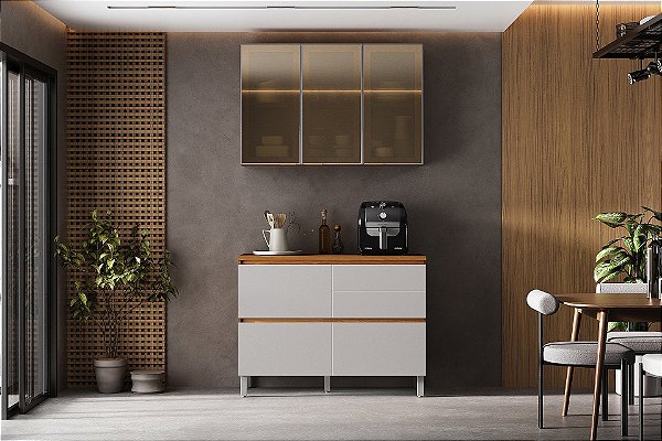 ARMARIO ITATIAIA LUMINA 3P C/VD 1200 (2036) ./CINAMOMO/FENDI