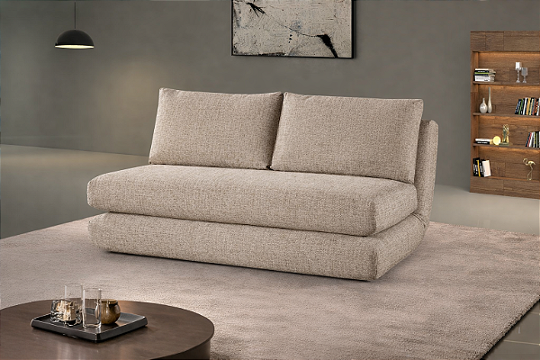 SOFA CAMA FERRARI ACASO 1,40MT TEC 56 LINHO ./BG