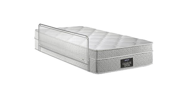 COLCHAO GAZIN SOFT MALHA C/GRADE 98X198X26 (987489) PRA./BR