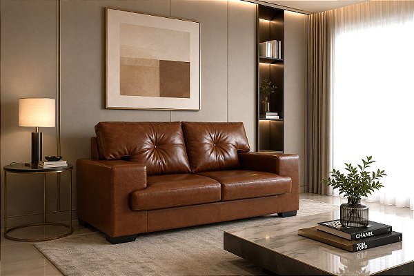 SOFA 2L IMPERIO JULIANA 1,55MT TC 849 CR ./PINHAO