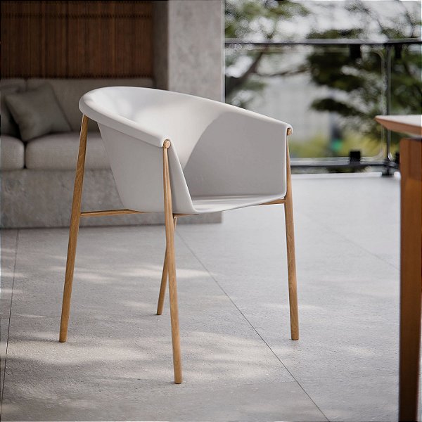 POLTRONA IMCAL HABITAT (1511) ./OFF WHITE / NATURE