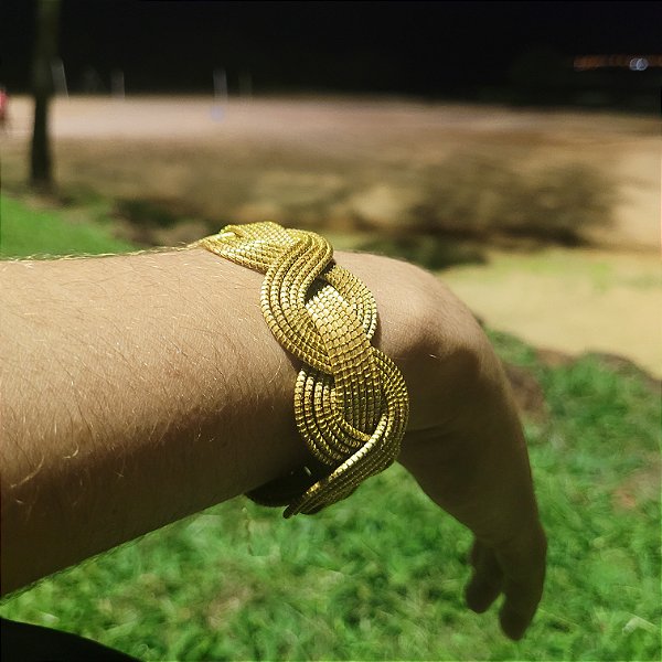 Pulseira Capim Dourado  Cód. P8 - Hipoalergênico