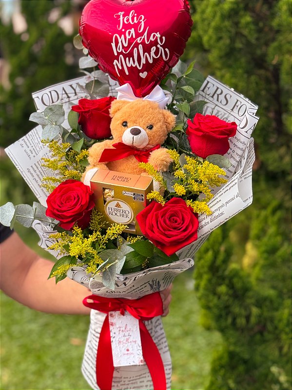 Arranjo Rosas Colombianas Premium