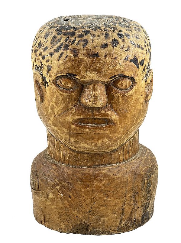 Cabeça em Madeira - 26cm
