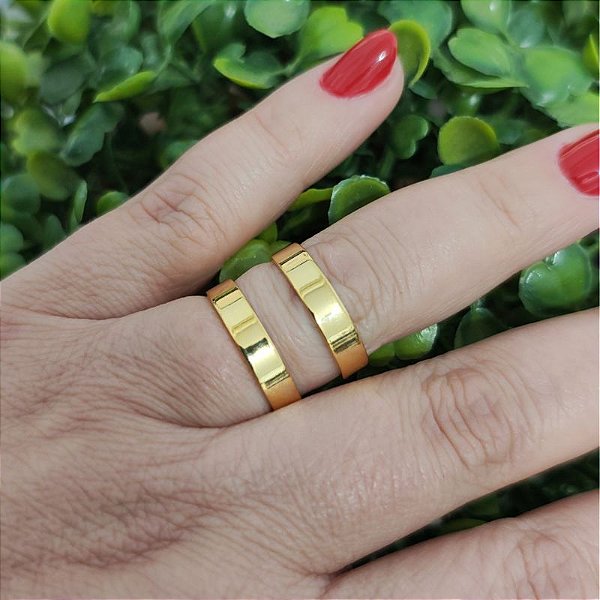 Anel ajustável 2 fios folheado em ouro (16 a 20 cm - na obs coloque seu tamanho)