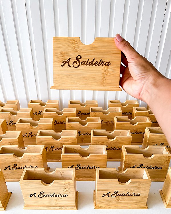 Porta Guardanapo Personalizado com Logo Brinde Corporativo