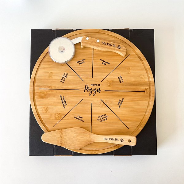 Kit para Pizza Personalizado Presente Pronta Entrega