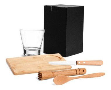 Kit para Caipirinha Personalizado Presente Pronta Entrega