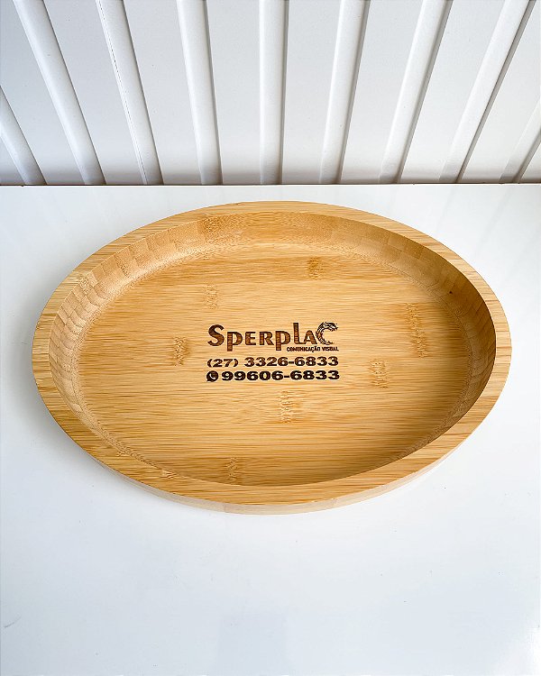 Gamela para Churrasco Personalizada Oval Brinde Corporativo