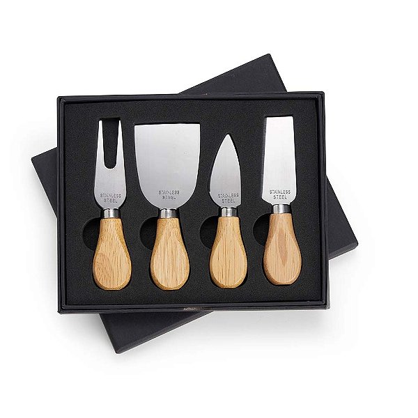 Kit Utensílios para Queijos PersonalizadoBrinde Corporativo