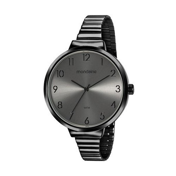 relógio feminino mondaine preto