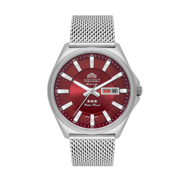 Relógio Masculino Orient Prata 3 Estrelas Automático - Jabem - Relógios  para todos