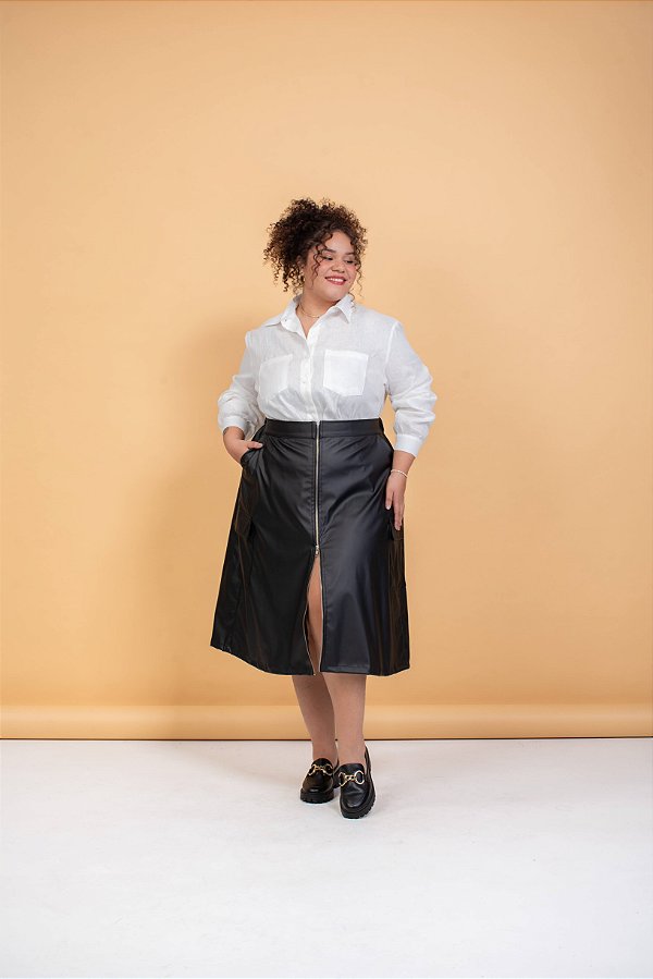 CAMISA RELAXED EVASÊ 100% LINHO OFF WHITE