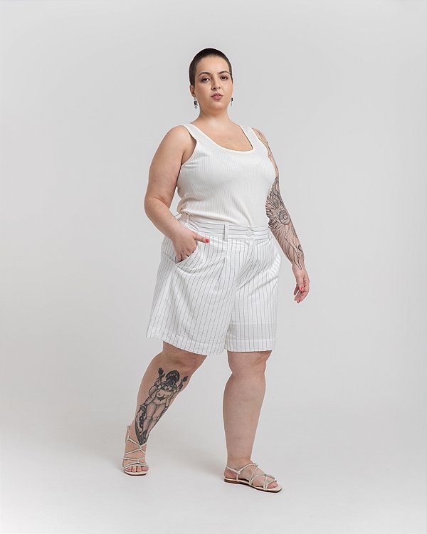 REGATA M CANELADA NATURAL PLUS SIZE