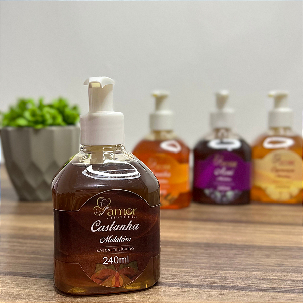 Sabonete Líquido Mulateiro Castanhas 240ml Pharmakos