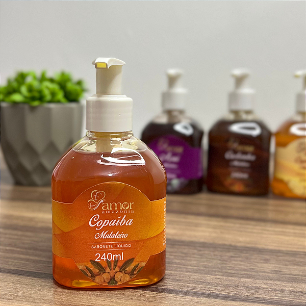 Sabonete Líquido Mulateiro Copaíba 240ml Pharmakos