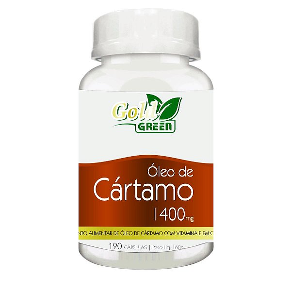 Óleo De Cártamo 120 Cápsulas 1400mg Gold Green