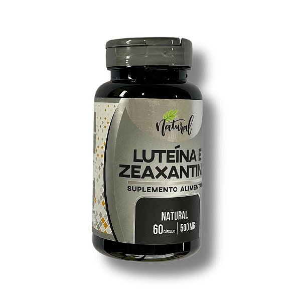 Luteína E Zeaxantina 500mg 60 Cápsulas Natural