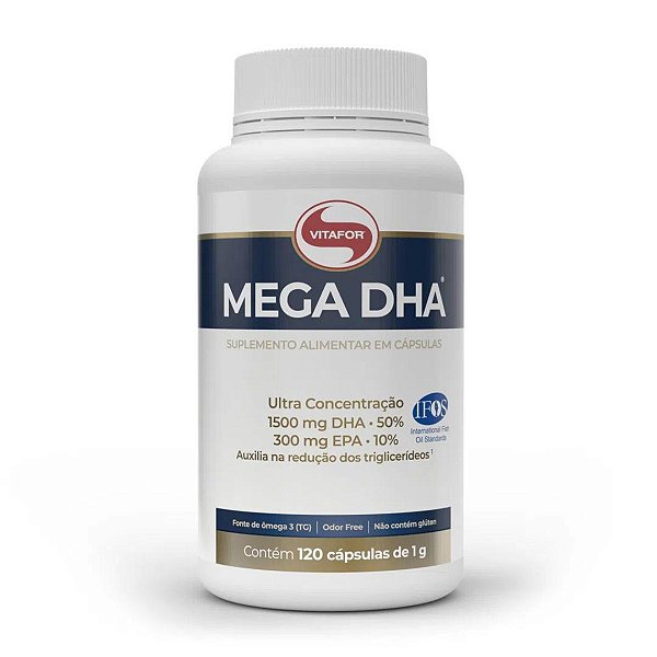 Mega Dha 120 Cápsulas Vitafor