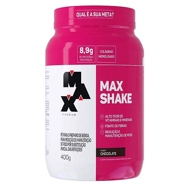 Max Shake 400g Max Titanium 3 Sabores