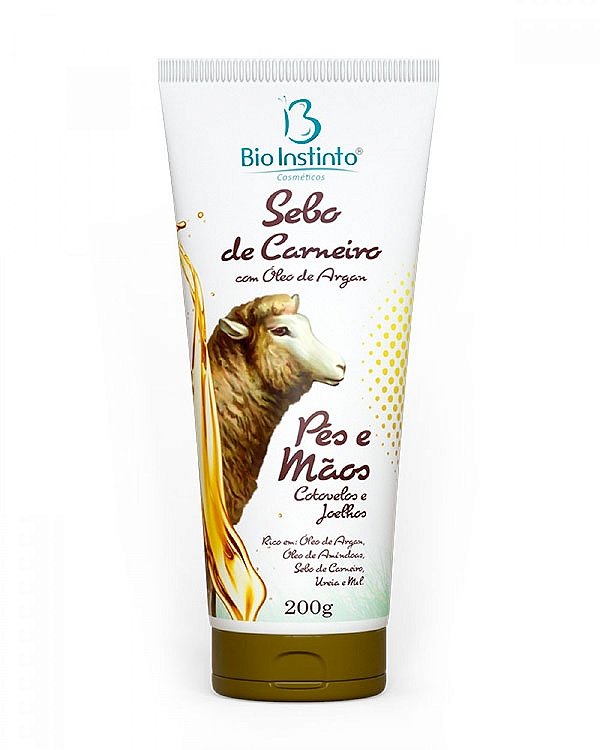 Kit 12x Creme Sebo de Carneiro 150g Bio Instinto – Hidratação Profunda