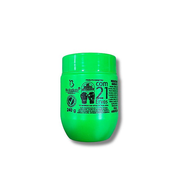 Gel Detonador com 21 Ervas 240g | Kit com 12 Potes Bio Instinto