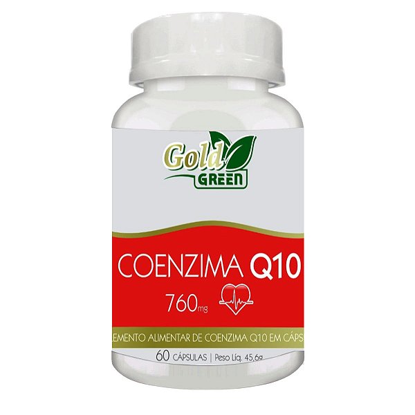 Coq 10 Coenzima Q10 760mg 60 Capsulas Gold Creen