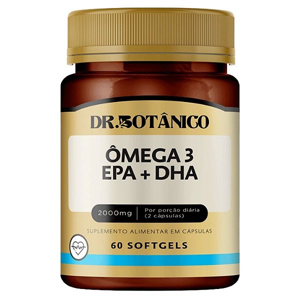 Omega 3 Epa+Dha 60 Capsulas Softgels 2000mg Dr Botânico