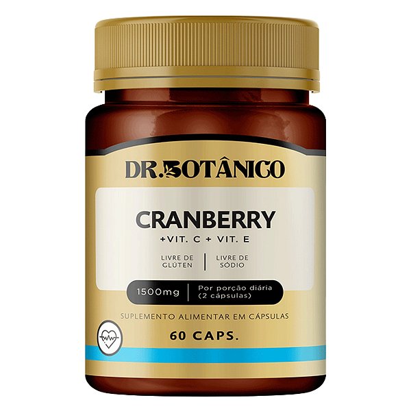 Cranberry 1500mg 60 Cápsulas Dr Botânico