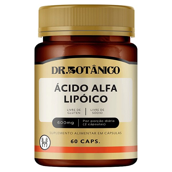 Acido Alfa Lipoico 600mg 60 Cápsulas Dr. Botânico