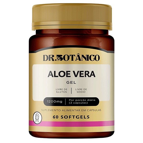 Aloe Vera 1200mg 60 Softgels Dr Botânico