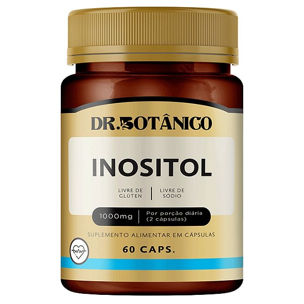 Inositol 1000 Mg 60 Cápsulas Dr Botânico