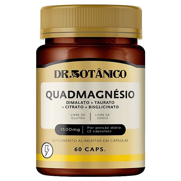 Quadmagnésio 1500mg 60 Cápsulas Dr Botânico