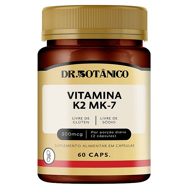 Vitamina K2 Mk7 150mcg 60 Sofgels Dr Botânico
