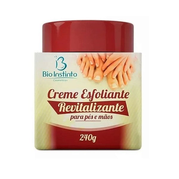 Creme Esfoliante Revitalizante Pes E Maos 240g Bio Instinto