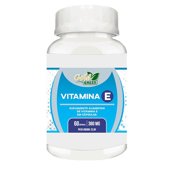 Vitamina E 60 Caps 380mg Gold Green