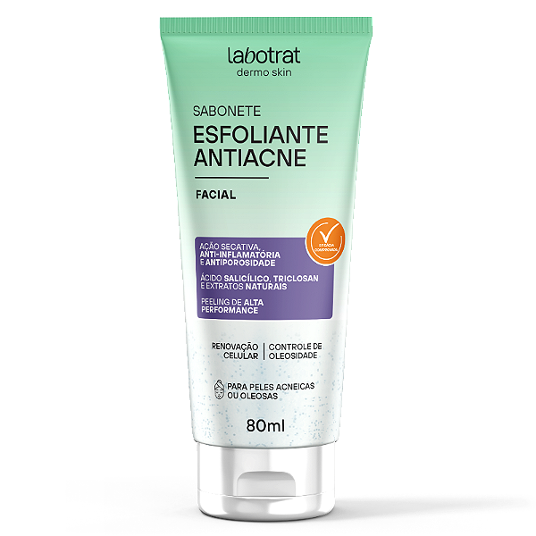 Sabonete Esfoliante Antiacne 80ml Labotrat